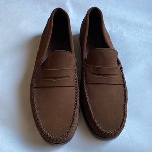 Vintage TOD’S Brown Suede Leather Loafers Made in Italy
